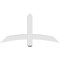 Ekena Millwork Bellingham Architectural Grade PVC Gable Bracket, 48"W x 24"H x 4"D x 4"F, 12/12 Pitch GBP048X24X0404BEL00 - alternate 5